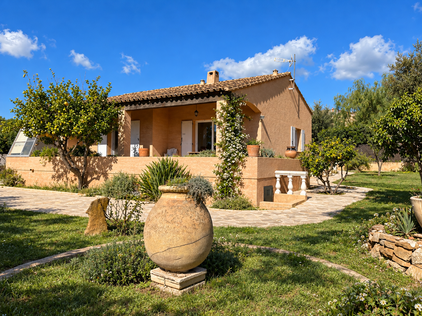 LA CIOTAT   MAISON DE PLAIN-PIED AVEC JARDIN DE 1 000 M2