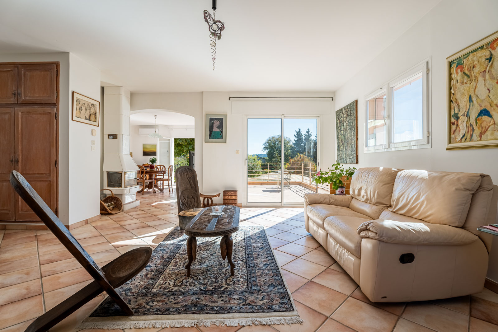 La treille : Un emplacement exceptionnel, au calme, en position dominante, plein sud