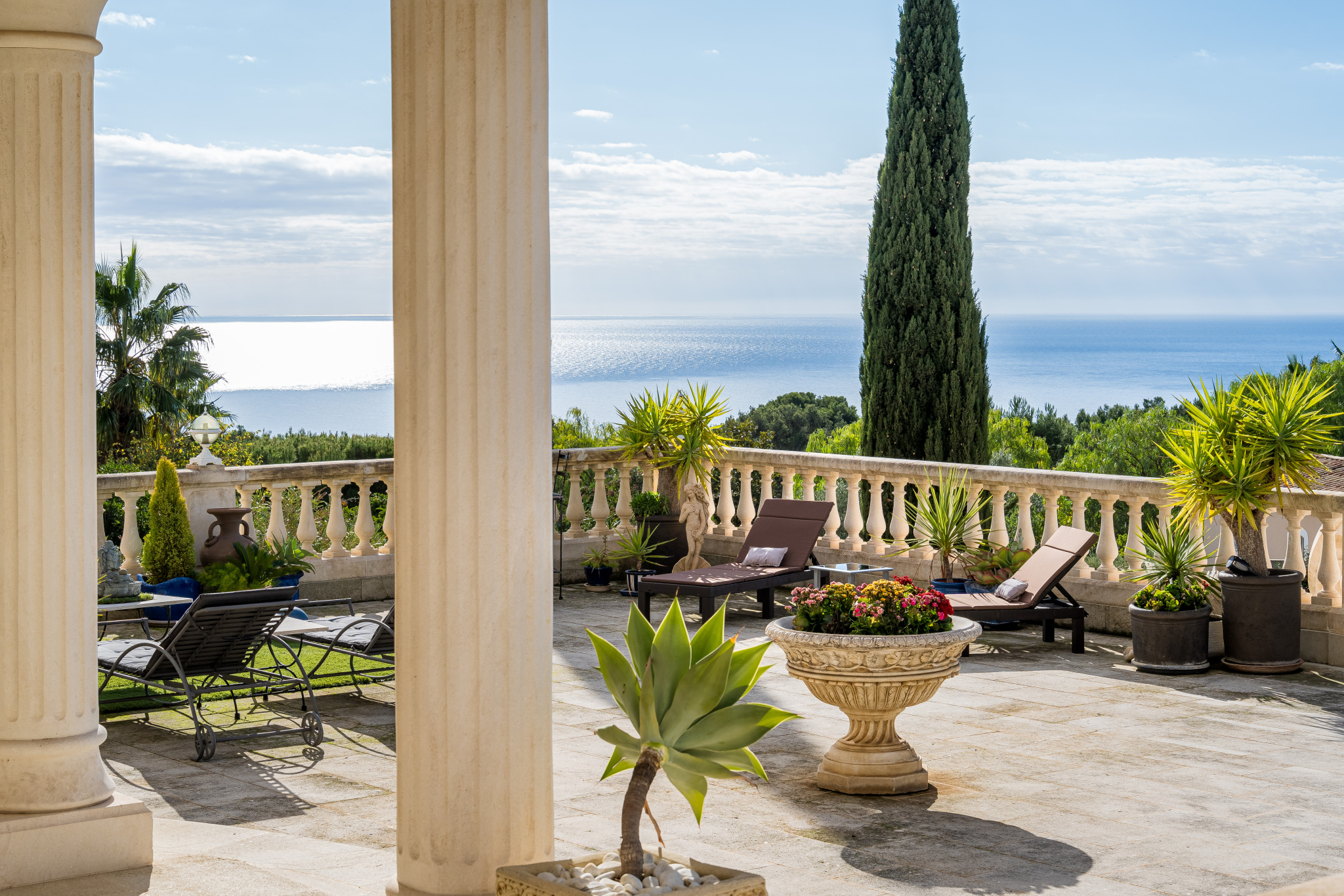 Propriété d’exception avec vue mer panoramique