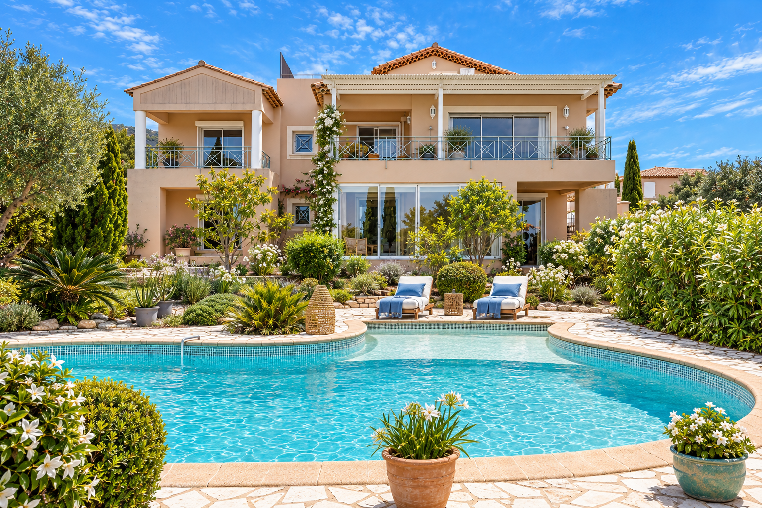 LA CIOTAT   VILLA DE CARACTÈRE AVEC VUE MER, PISCINE ET JARDIN PAYSAGER   AUX PORTES DU PARC NATIONAL DES CALA