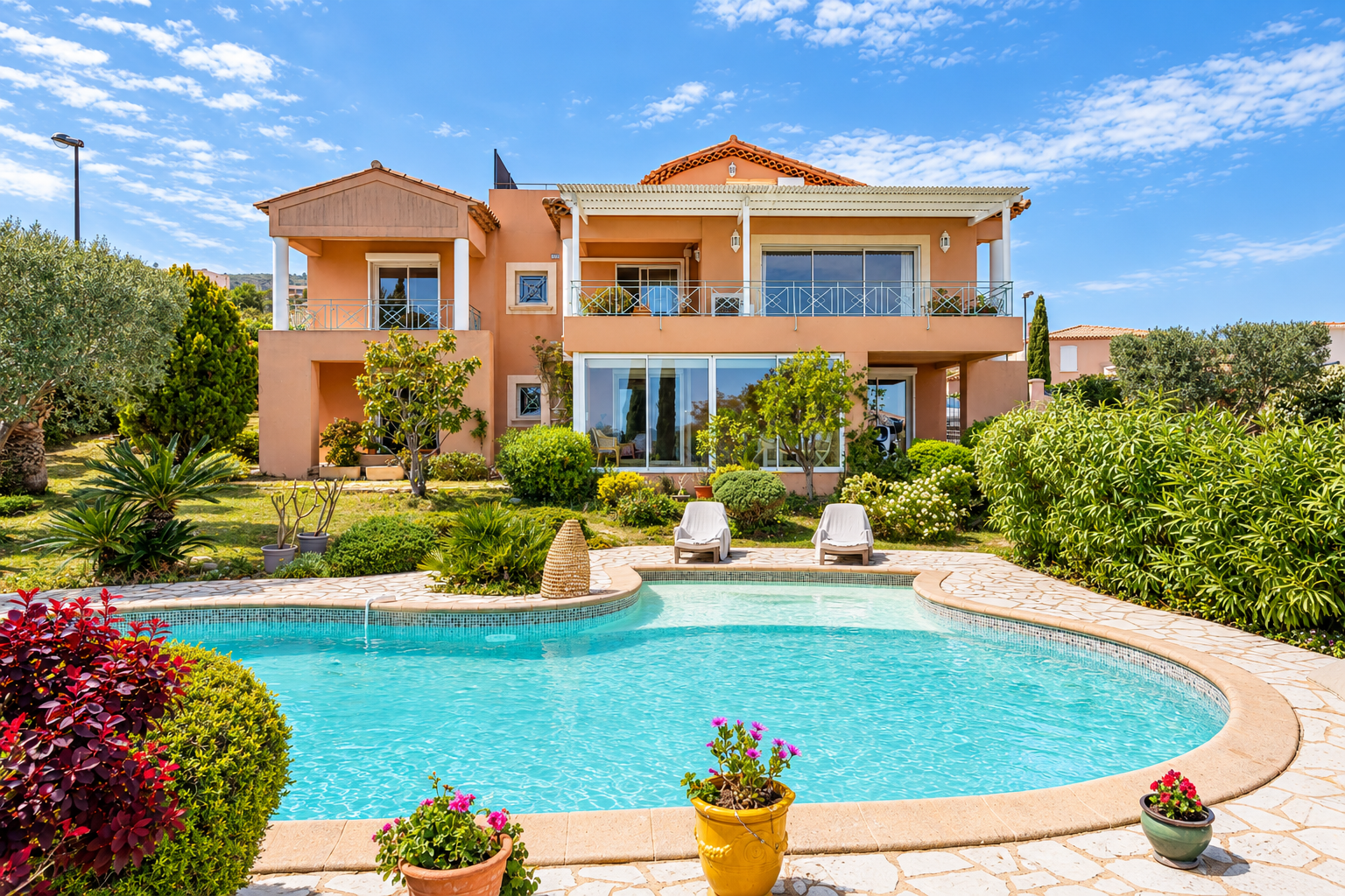 LA CIOTAT   VILLA DE CARACTÈRE AVEC VUE MER, PISCINE ET JARDIN PAYSAGER   AUX PORTES DU PARC NATIONAL DES CALA